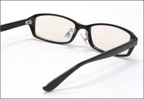 ブルーライトをカットして貴方の目を守る　軽量素材のPCメガネ　アイキーパーPC EK-002 C-90 ブラック