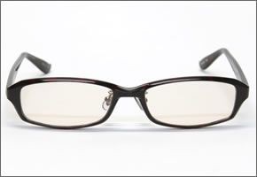 ブルーライトをカットして貴方の目を守る　軽量素材のPCメガネ　アイキーパーPC EK-002 C-12 ベッコウウ