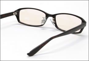 ブルーライトをカットして貴方の目を守る　軽量素材のPCメガネ　アイキーパーPC EK-002 C-12 ベッコウウ