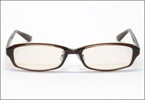 ブルーライトをカットして貴方の目を守る　軽量素材のPCメガネ　アイキーパーPC EK-002 C-10 ブラウン