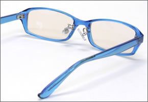 ブルーライトをカットして貴方の目を守る　軽量素材のPCメガネ　アイキーパーPC EK-002 C-50 ブルー