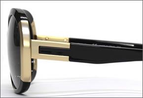 クロエ サングラス 656SA 001 ブラック/ゴールド  グレーグラデーション