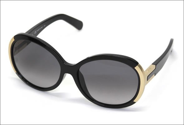 クロエ サングラス 656SA 001 ブラック/ゴールド  グレーグラデーション