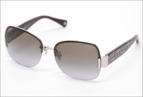 コーチ サングラス 7011 906368 パープル　ブラウングレーグラデーション