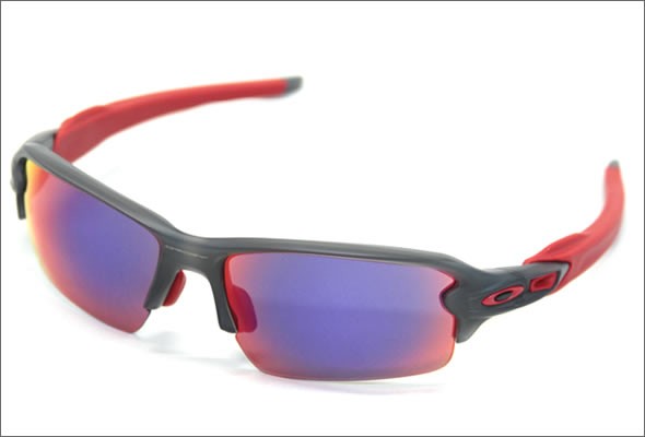 オークリー サングラス OO9271-03/FLAK 2.0 マットグレースモーク +Red Iridium アジアンフィット