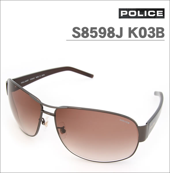 【POLICE】ポリス サングラス S8598J K03B
