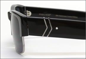 ポリスサングラス 1908J  700  30周年記念限定モデル ブラック＋シルバー スモーク