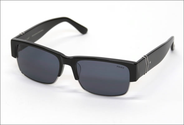 ポリスサングラス 1908J  700  30周年記念限定モデル ブラック＋シルバー スモーク