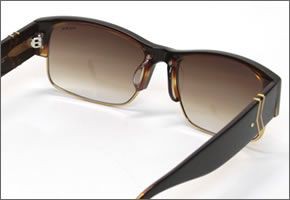 ポリスサングラス 1908J  839  30周年記念限定モデル ブラック/デミ＋ゴールド ブラウングラデーション