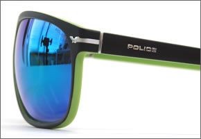 ポリス サングラス 1958M U47J マットダークグリーン マルチレイヤーグリーンミラー