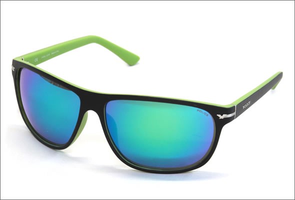 ポリス サングラス 1958M U47J マットダークグリーン マルチレイヤーグリーンミラー