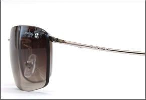 ポリス サングラス 8167J 579C シルバー ブラウンハーフ