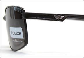 ポリス サングラス SPL023J 530P シャイニーブラック ダークグレーグラデーション（偏光）