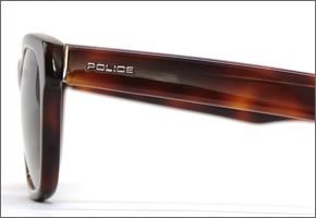 ポリス サングラス SPL028J 0710 ブラウンデミ カーキグラデーション