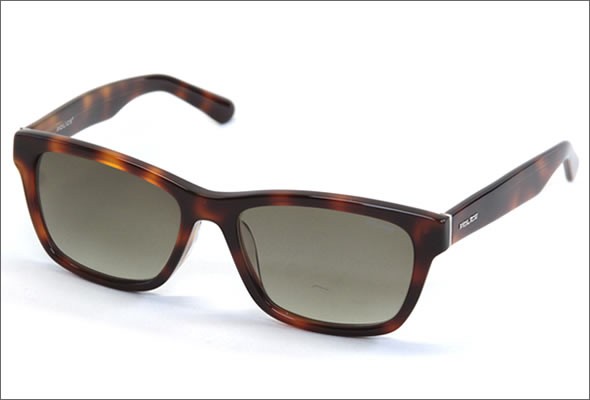 ポリス サングラス SPL028J 0710 ブラウンデミ カーキグラデーション