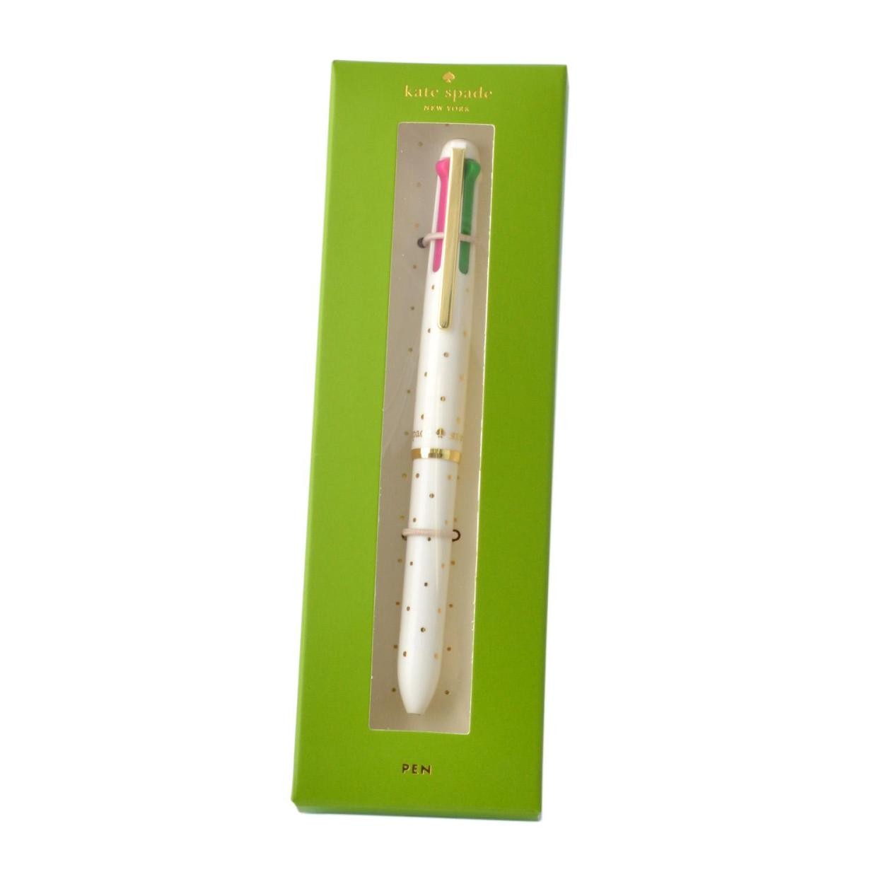 ケイトスペード Kate Spade 174930 Gold Dot 4色ボールペン multi-click gel pen