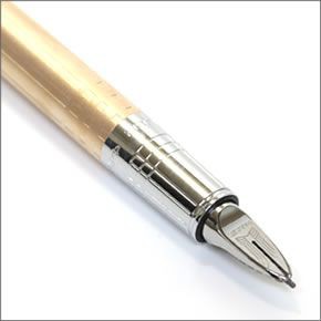 パーカー  書き心地を徹底的に追求した最新テクノロジー。新世代の筆記具「パーカー5ｔｈ」 5ｔｈ インジェニュイティ スリム ピンクゴールドCT (ブラック F)