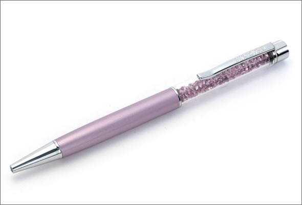 【SWAROVSKI】スワロフスキー キラキラ☆スワロフスキー・クリスタルの輝き　オシャレ・モテアイテム　クリスタル・ボールペン 1079439
