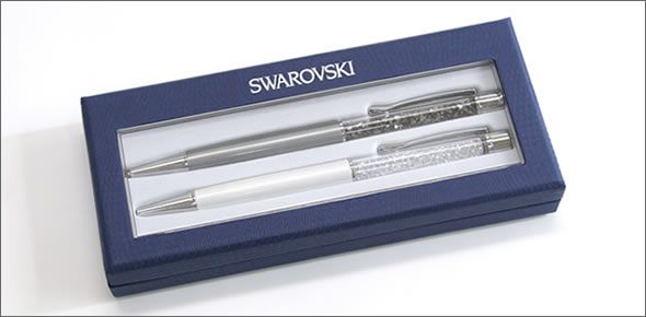 スワロフスキー  Crystalline Lady ボールペン White Pearl＆シャープペンシル セット 1145328