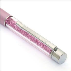 スワロフスキー ☆160粒のクリスタルの輝き☆Crystalline Ballpoint Pen オシャレ・モテアイテム クリスタル・ボールペン Pink Hope 1079443