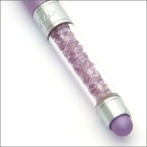 スワロフスキー ☆100粒のクリスタルの輝き☆ Stylus Pen  スタイラスペン スマホ・タブレット用タッチペン付 クリスタル・ボールペン  Light Lilac 5034368