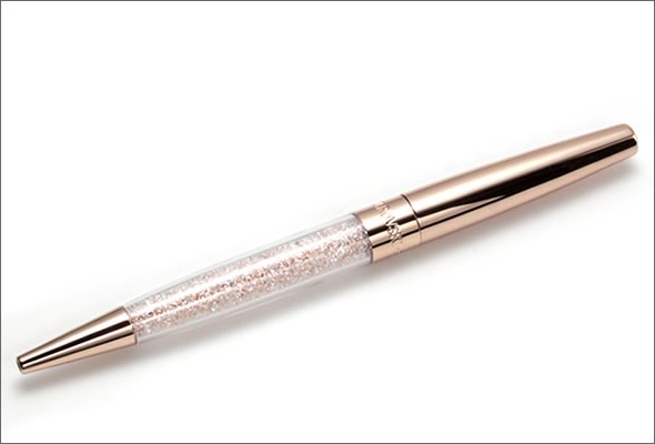 スワロフスキー ☆1300粒のクリスタルの輝き☆Crystalline Stardust Pen スターダスト クリスタル・ボールペン CRY/ROS 5064409