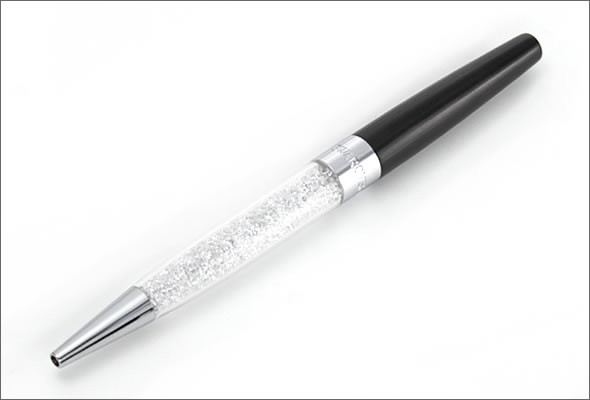 スワロフスキー 5135980 ☆1300粒のクリスタルの輝き☆Crystalline Stardust Pen Black スターダスト クリスタル・ボールペン