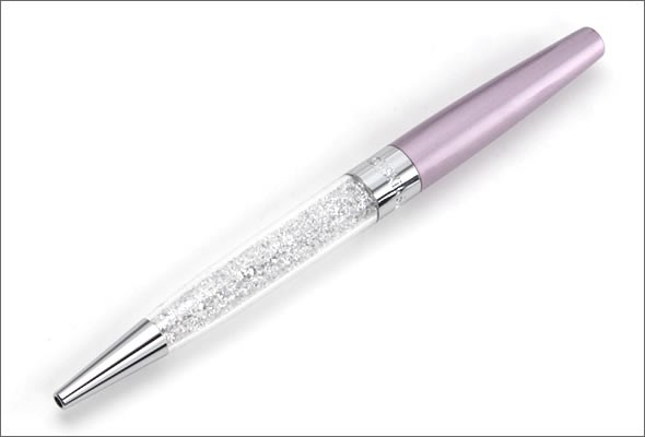 スワロフスキー 5135983 ☆1300粒のクリスタルの輝き☆Crystalline Stardust Pen Light Lilac スターダスト クリスタル・ボールペン