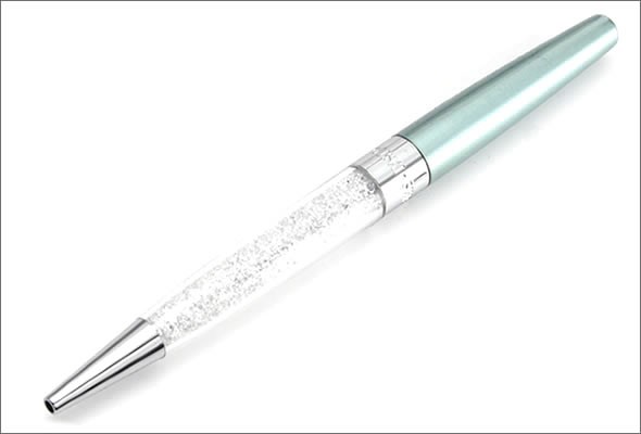 スワロフスキー 5139622 ☆1300粒のクリスタルの輝き☆Crystalline Stardust Pen Light Green スターダスト クリスタル・ボールペン