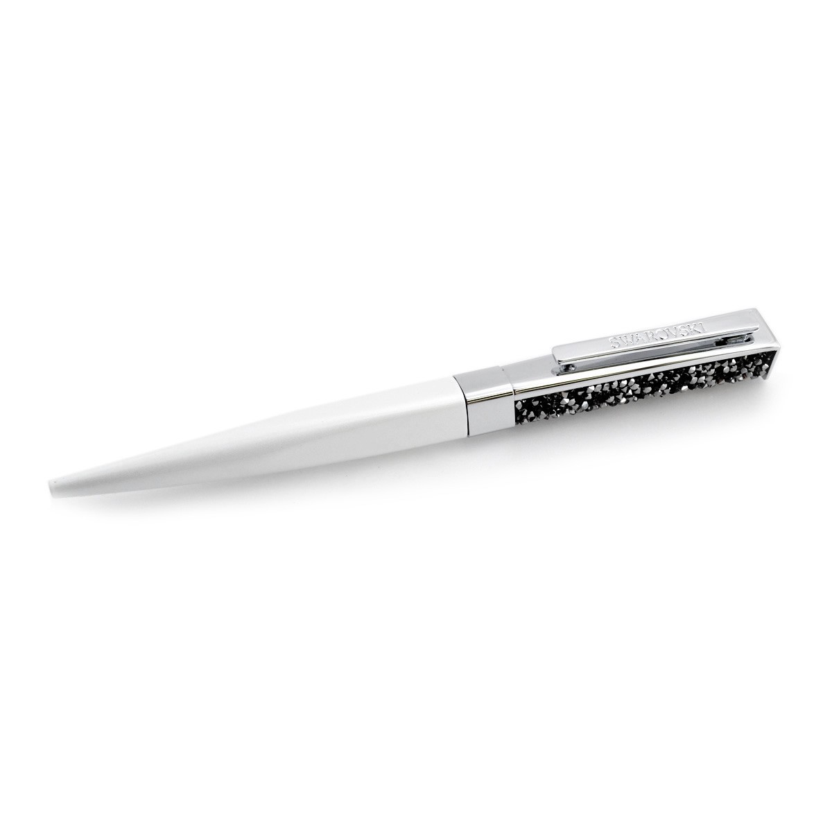 スワロフスキー SWAROVSKI 5135991 ☆400粒のクリスタルの輝き☆Stellar Pen クリスタルロック ボールペン　White/Metal Silver