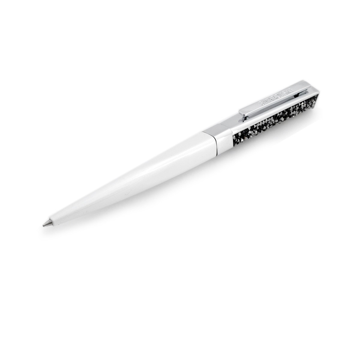 スワロフスキー SWAROVSKI 5135991 ☆400粒のクリスタルの輝き☆Stellar Pen クリスタルロック ボールペン　White/Metal Silver