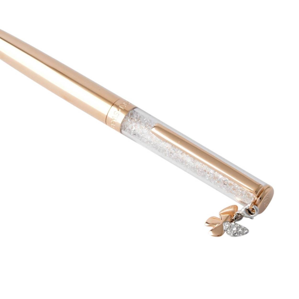 スワロフスキー SWAROVSKI 5285954 バタフライ（蝶）チャーム付 クリスタル・ボールペン Crystalline Celebration Ballpoint Pen 【2018年限定】
