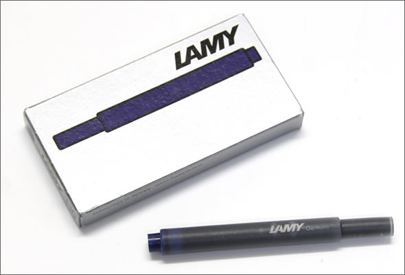 ラミー  万年筆用 インクカートリッジ リフィル （5本入） LT10 ブルーブラック