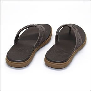 アグ オーストラリア Hegger ヘッガー メンズ レザーサンダル ビーチサンダル グリズリー ≪2014SS≫ 1002246-GRZ