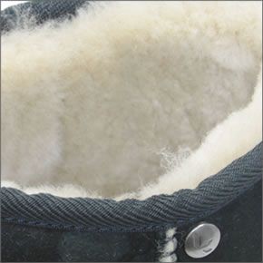 ≪訳あり・アウトレット特価！≫クーラブラ Savannah IIネイビー Navy サイズ6 (23cm) ウエッジソールタイプ シープスキン ムートンブーツ