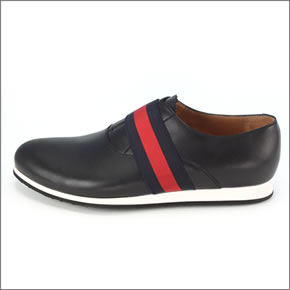 【GUCCI】グッチ メンズ スリッポン ネイビー 245578 AHC50 4086