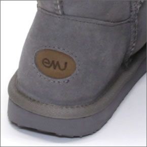 エミュー オーストラリア ≪2014AWモデル≫ Stinger Lo スティンガー ロー レディス ムートンブーツ ミドル丈 シープスキン アッシュ W10002-ASH