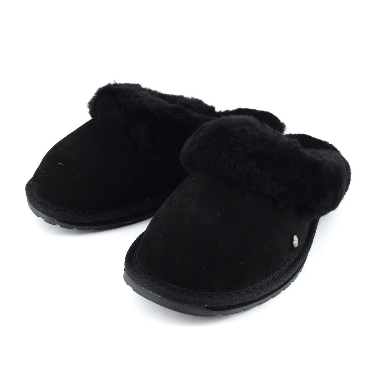 エミュー オーストラリア EMU W10015-BLK ≪2015AWモデル≫ Jolie ジョリー ムートン ルームシューズ スリッパ