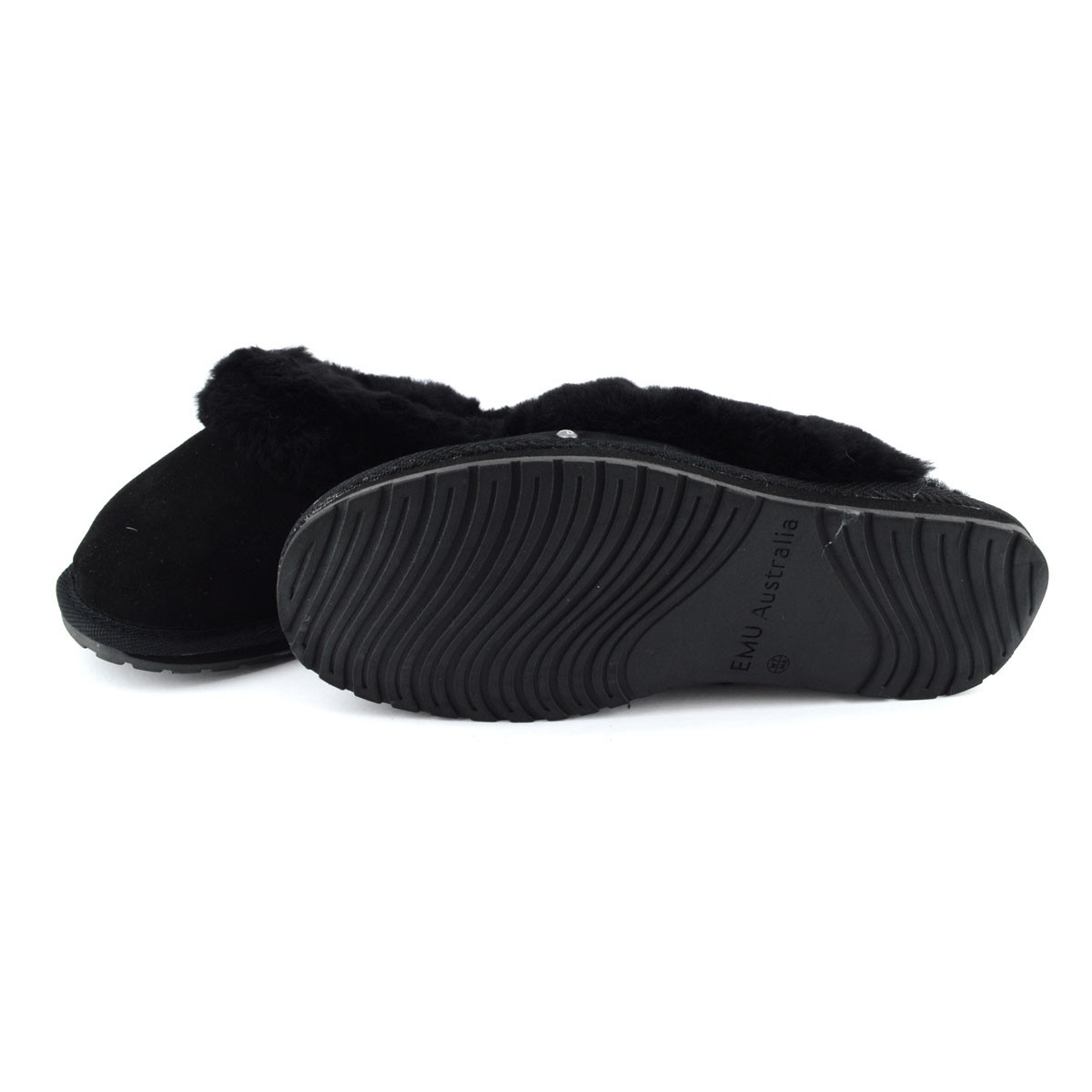 エミュー オーストラリア EMU W10015-BLK ≪2015AWモデル≫ Jolie ジョリー ムートン ルームシューズ スリッパ