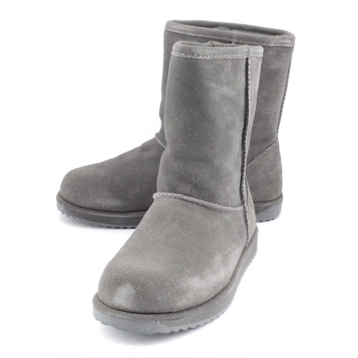 エミュー オーストラリア EMU W10771-CHAR ≪2015AWモデル EU仕様≫ Paterson Lo　WATERPROOF パターソン ロー 完全防水タイプ レディス ムートンブーツ ミドル丈　ウォータープルーフ・スエード＆シープスキン