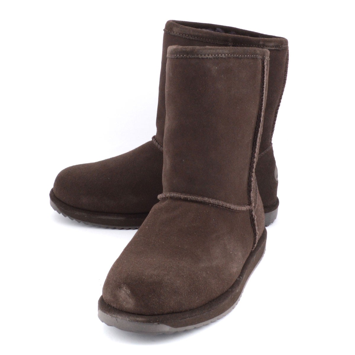 エミュー オーストラリア EMU W10771-CHOC ≪2015AWモデル EU仕様≫ Paterson Lo　WATERPROOF パターソン ロー 完全防水タイプ レディス ムートンブーツ ミドル丈　ウォータープルーフ・スエード＆シープスキン