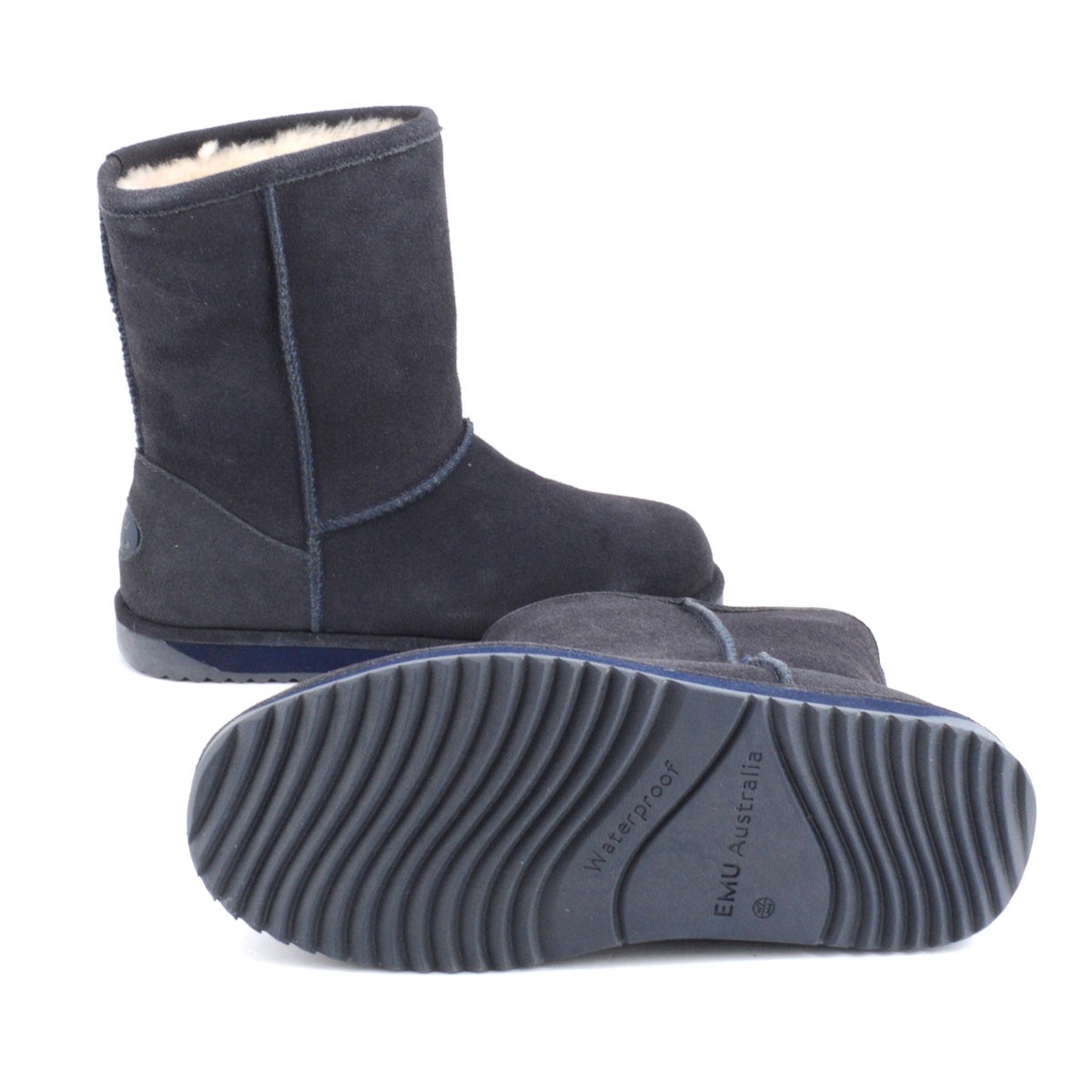 エミュー オーストラリア EMU W10771-INDG ≪2015AWモデル EU仕様≫ Paterson Lo　WATERPROOF パターソン ロー 完全防水タイプ レディス ムートンブーツ ミドル丈　ウォータープルーフ・スエード＆シープスキン