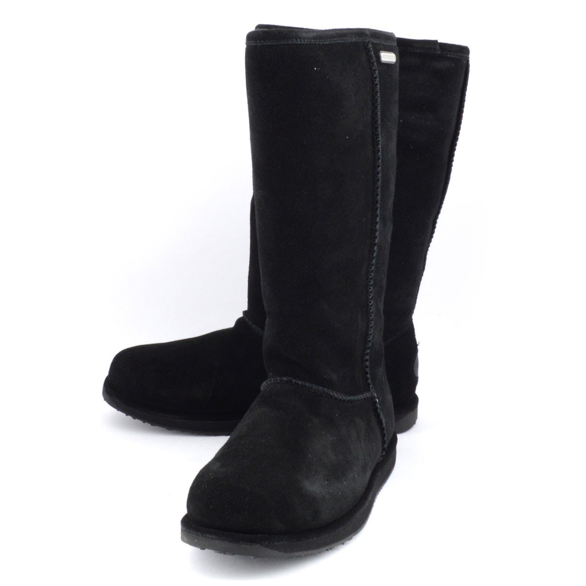 エミュー オーストラリア EMU W10850-BLK ≪2015AWモデルUS仕様≫ Paterson Hi　WATERPROOF パターソン ハイ 完全防水タイプ レディス ムートンブーツ ロング丈　ウォータープルーフ・スエード＆シープスキン