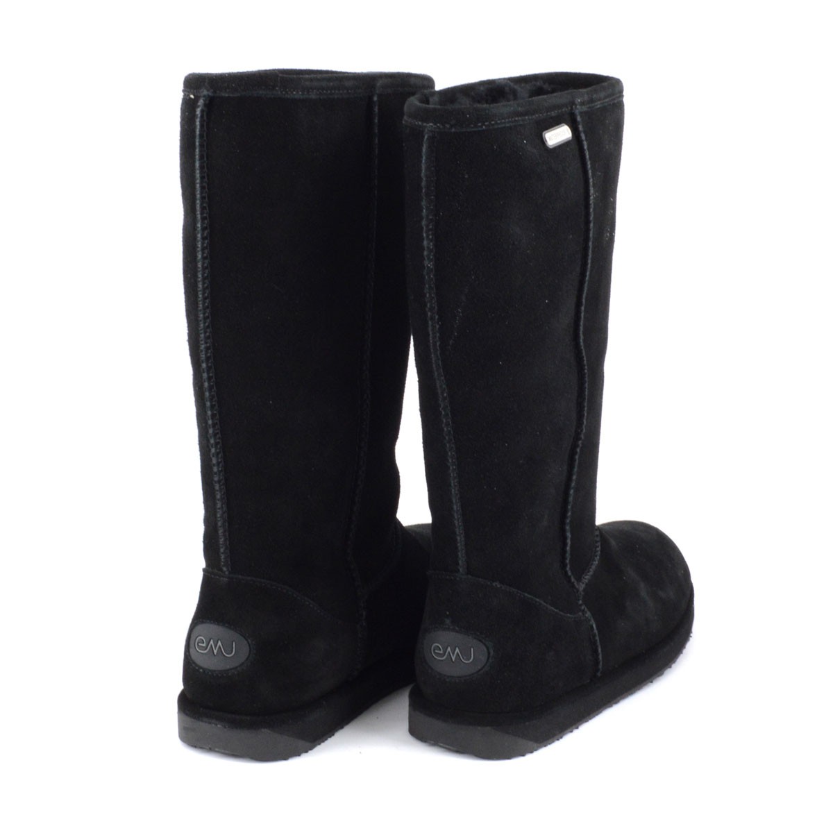 エミュー オーストラリア EMU W10850-BLK ≪2015AWモデルUS仕様≫ Paterson Hi　WATERPROOF パターソン ハイ 完全防水タイプ レディス ムートンブーツ ロング丈　ウォータープルーフ・スエード＆シープスキン