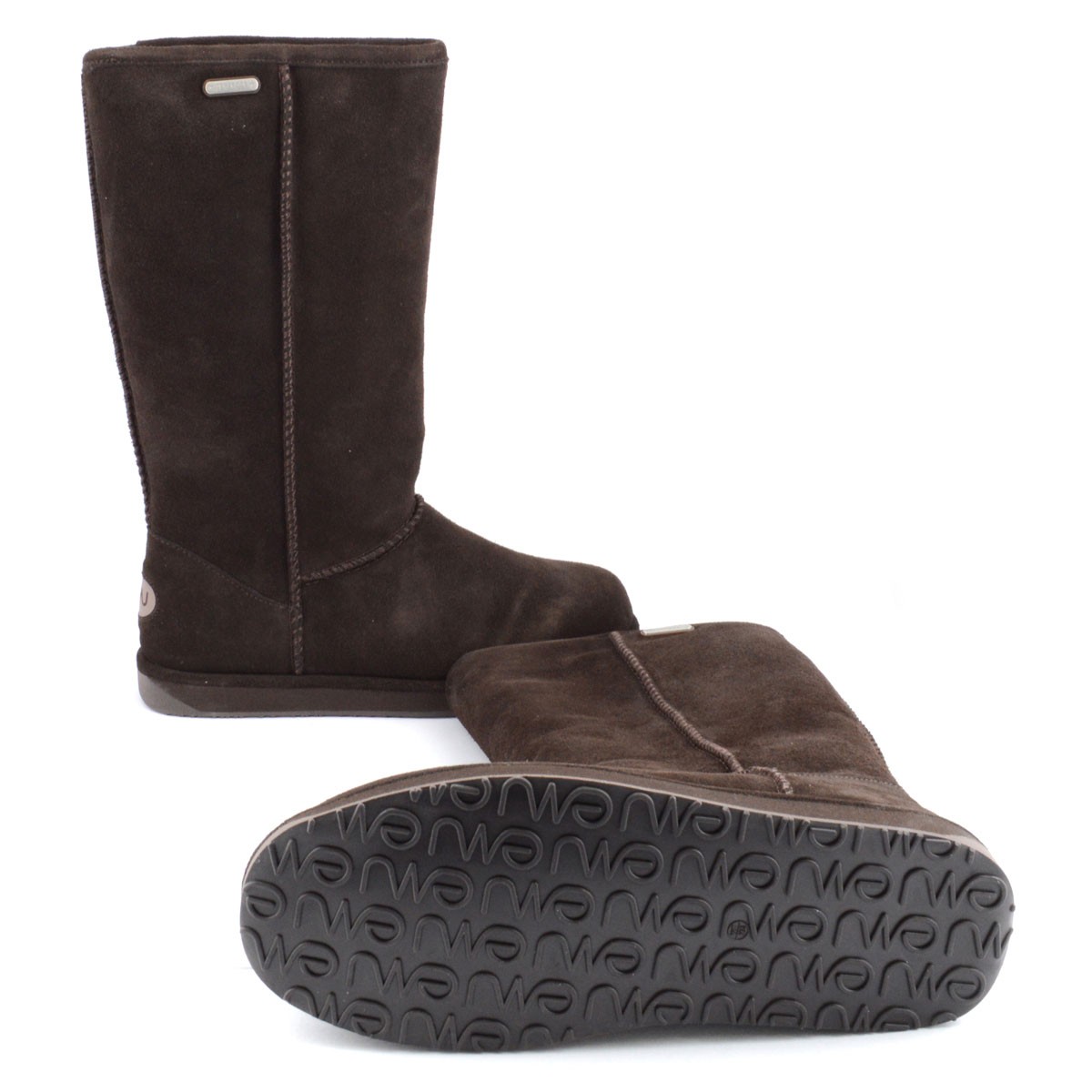 エミュー オーストラリア EMU W10850-CHOC ≪2015AWモデル US仕様≫ Paterson Hi　WATERPROOF パターソン ハイ 完全防水タイプ レディス ムートンブーツ ロング丈　ウォータープルーフ・スエード＆シープスキン