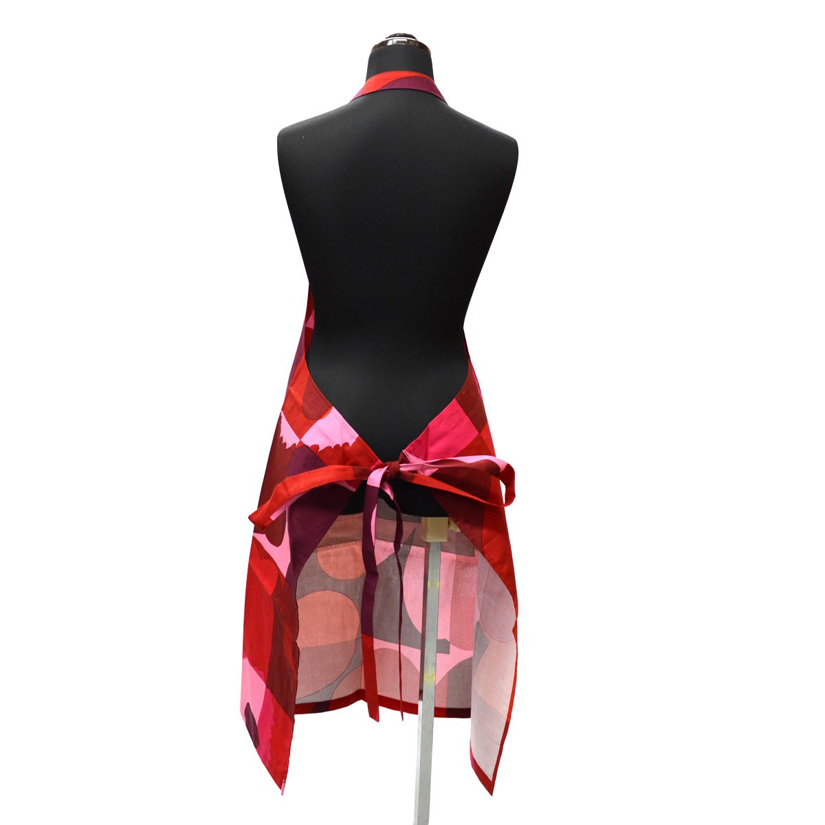 マリメッコ marimekko 067388 330 red/pink RUUTU-UNIKKO APRON エプロン