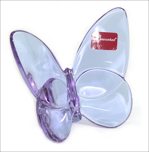 バカラ PAPILLON (パピヨン・ラッキーバタフライ) お薦めギフト☆ 気品のある躍動感☆幸せを運ぶモーチーフ☆ （パルム） 2103588