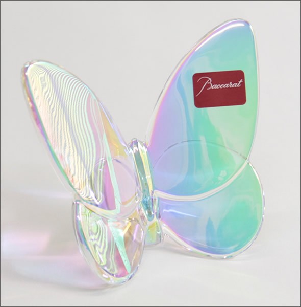 バカラ PAPILLON (パピヨン・ラッキーバタフライ) お薦めギフト☆ 気品のある躍動感☆幸せを運ぶモーチーフ☆（イリゼクリア） 2601482