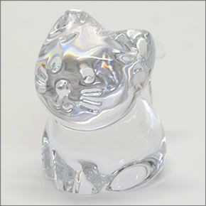 バカラ MINIMALS（ミニマルズキャット）猫モチーフが可愛いくてキュート☆コロンとしたフォルムのオーナメント 2610097
