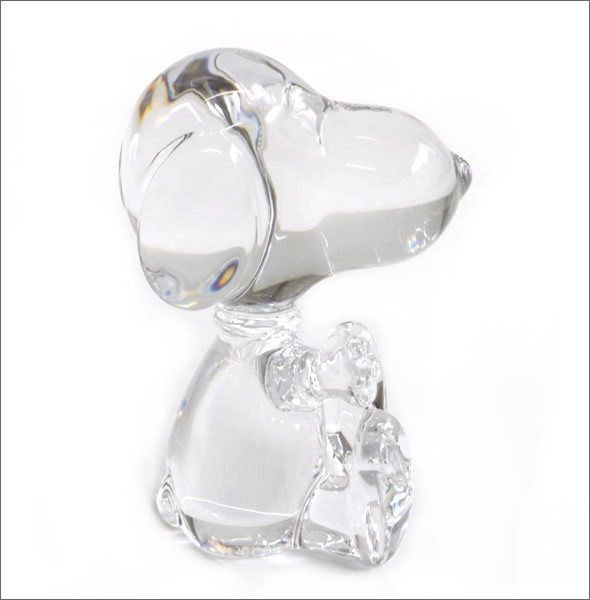 バカラ CARTOON WELCOME SNOOPY （カトゥーン ウェルカム スヌーピー） 世界中で愛されている可愛いスヌーピー☆お座りポーズで片手を挙げたキュートフォルム 2104027